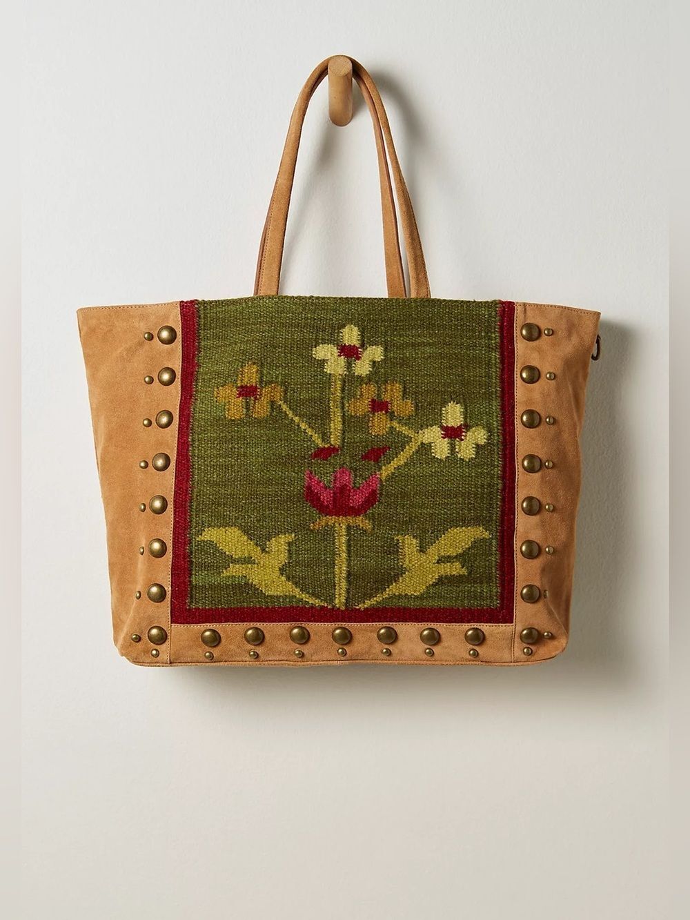 New Free People Fleur Stud Tote One Size - Picture 2 of 9